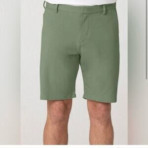 Swet Tailor Shorts Size 30 Everyday Chino Jersey Deeper Sage Green Pockets NEW